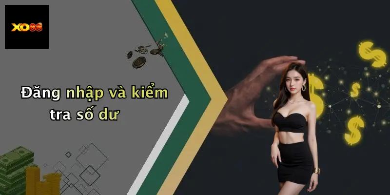 Đăng nhập và kiểm tra số dư